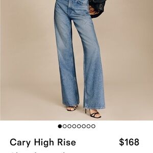 Reformation Cary High Rise wide leg